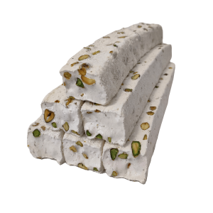 Coconut Flavor Lokum with Milk and Pistachio