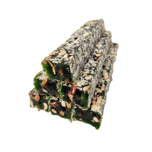 Green Apple Flavor Lokum with Almonds