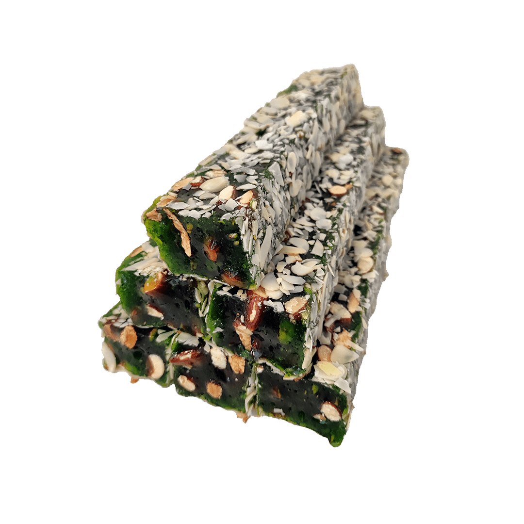 Green Apple Flavor Lokum with Almonds