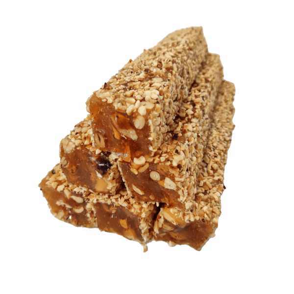 Orange Flavor Lokum with Almonds