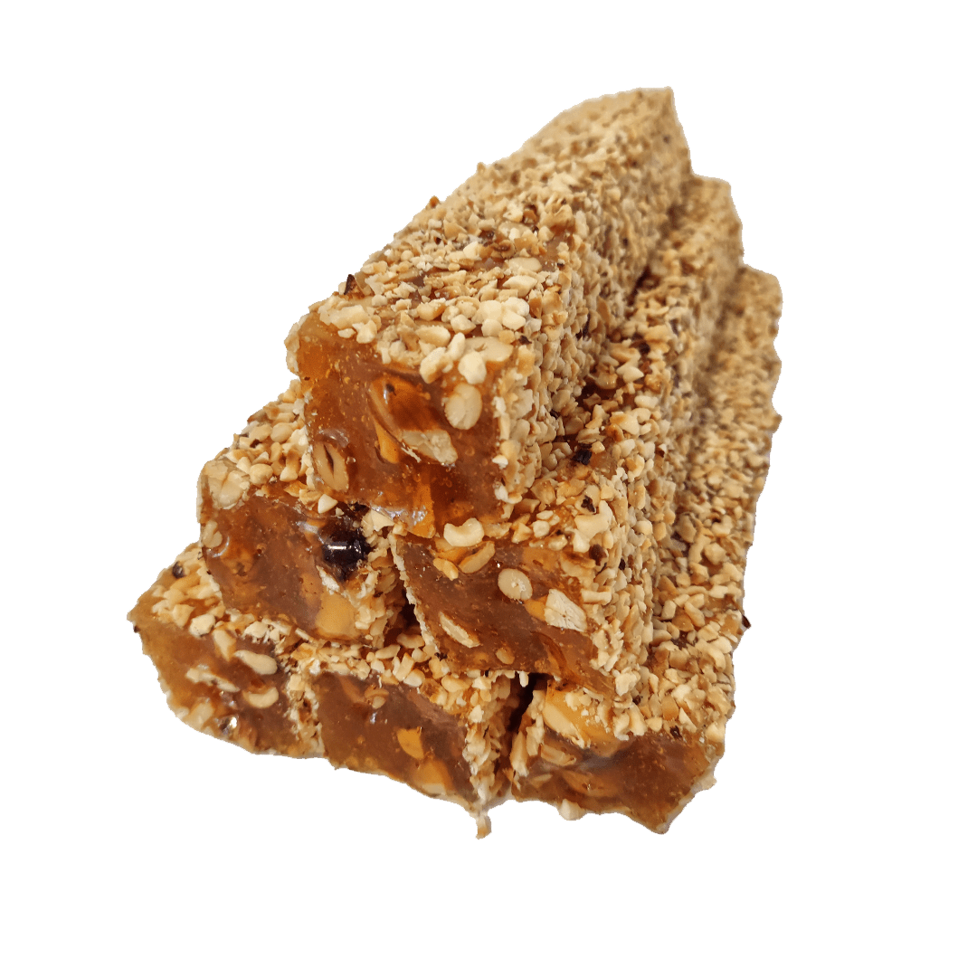 Orange Flavor Lokum with Almonds