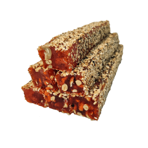 Pomegranate Flavor Lokum with Almonds